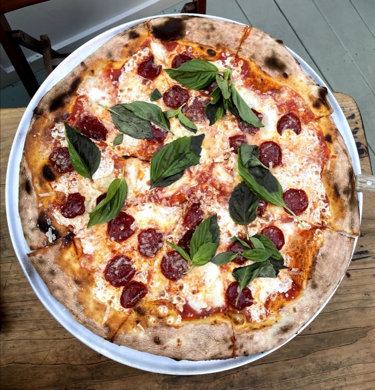 Lucali pizza in Brooklyn