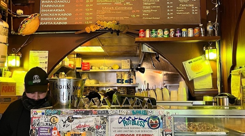 Mamoun's Falafel in Greenwich Village — Mamoun's Falafel is a Greenwich Village institution, serving up traditional, cri