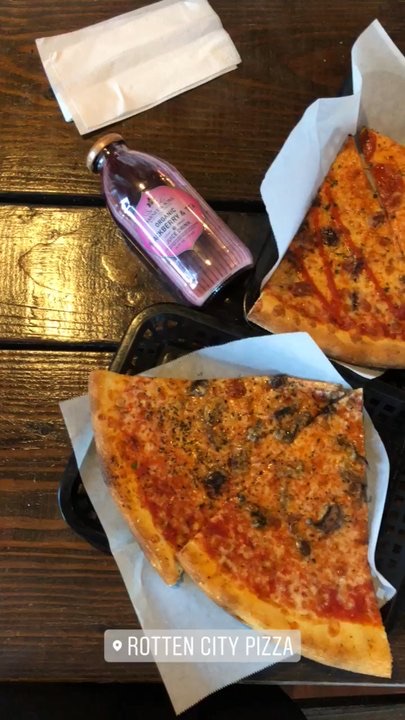 Rotten City Pizza in Piedmont Ave — A popular spot known for its unique pizza names (often inspired by local lore) a