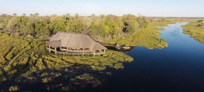 Moremi Crossing Camp Mokoro in Chief's Island, Moremi Game Reserve