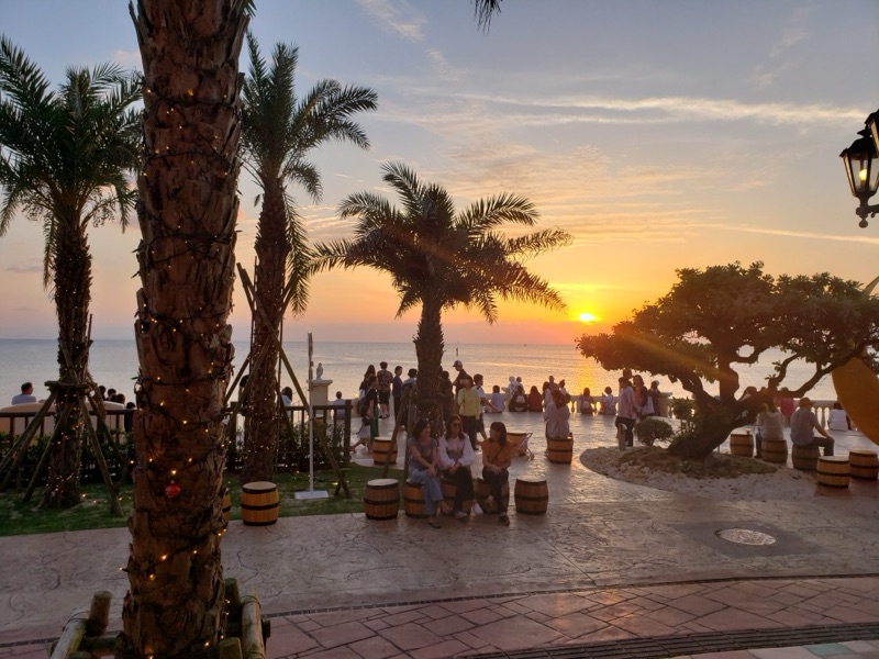 Sammy's Bar Kiwi on Araha Beach in Chatan, Okinawa