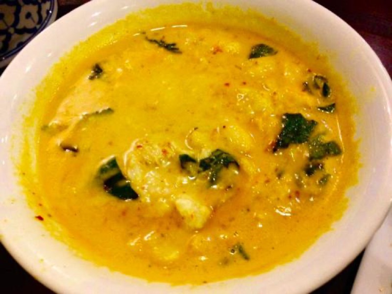 One Chun Cafe crab meat yellow curry in Old Town Phuket
