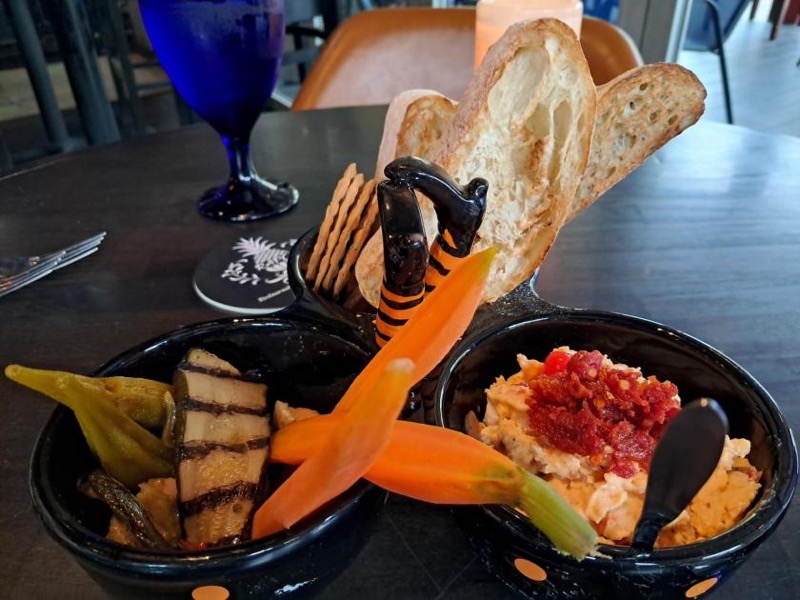 Bites & Bubbles in Mills 50 / North Orange — Bites & Bubbles delights with its creative American eclectic menu and an impress