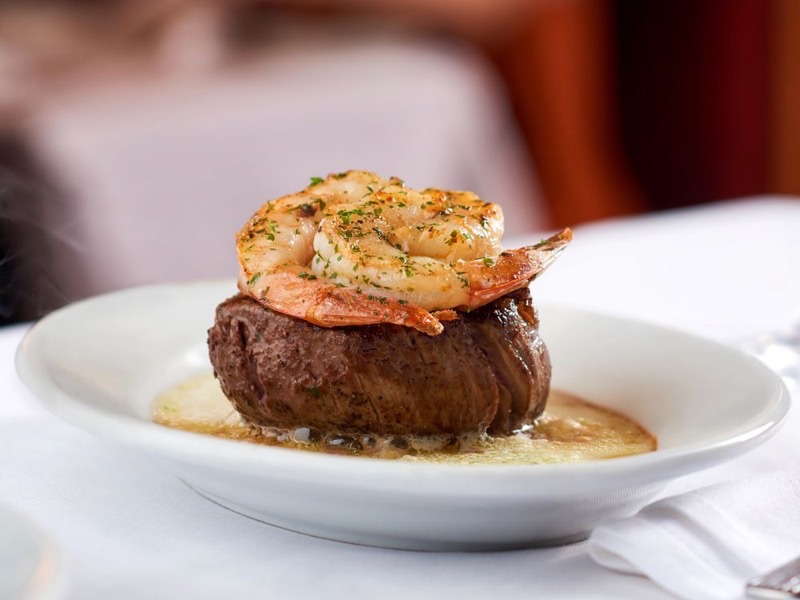 Ruth's Chris Steak House in Dr. Phillips — Ruth's Chris is celebrated for its signature method of serving steaks sizzling i