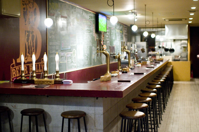 Beer Belly craft beer bar in Tenma, Osaka