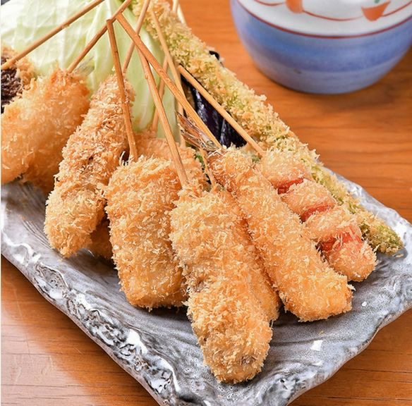 Kushikatsu Kushimaru (串カツ 串まる) in Tempozan / near Osaka Aquarium