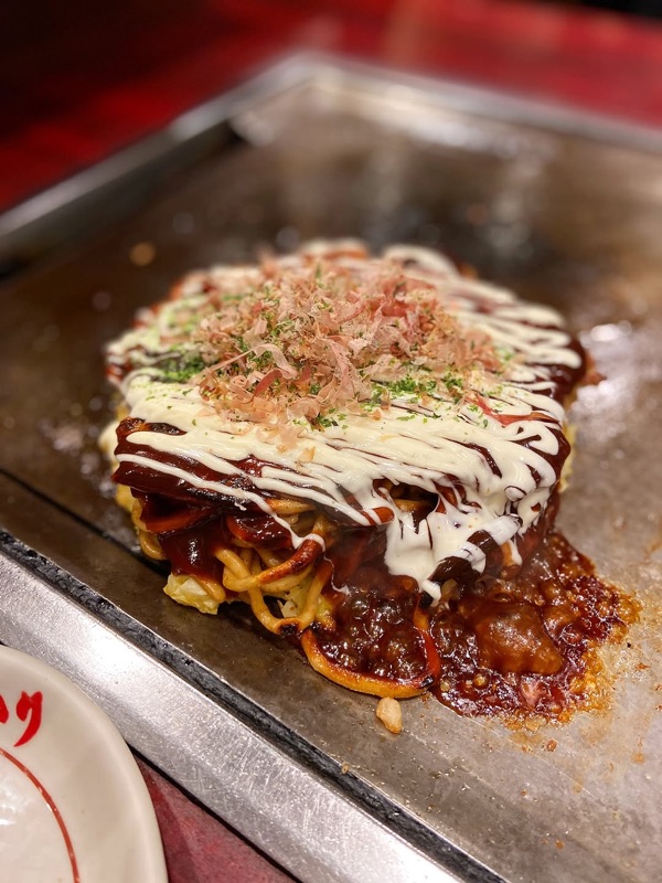 Kiji okonomiyaki in Umeda, Osaka