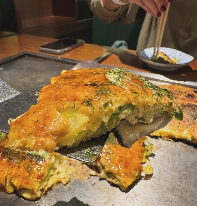 Negiyaki Yamamoto in Umeda, Osaka