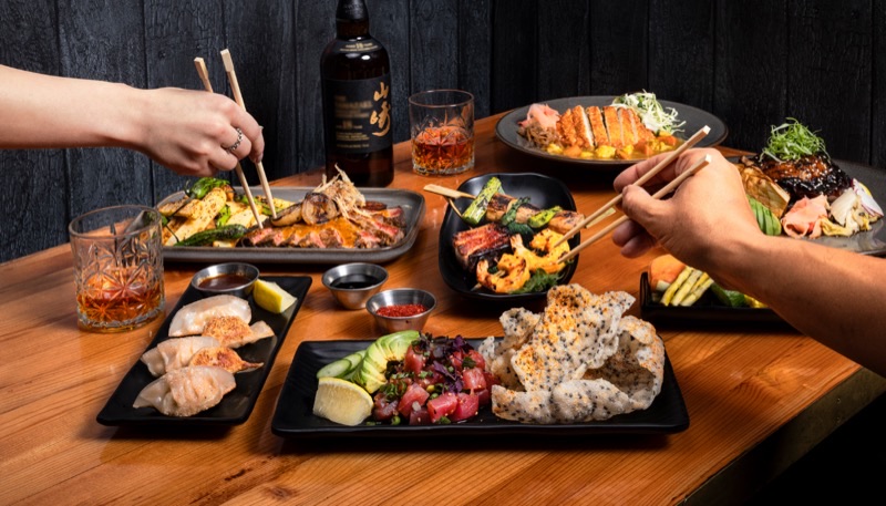 Sushi Ogido in Kitashinchi, Osaka — aged and charcoal-seared sushi