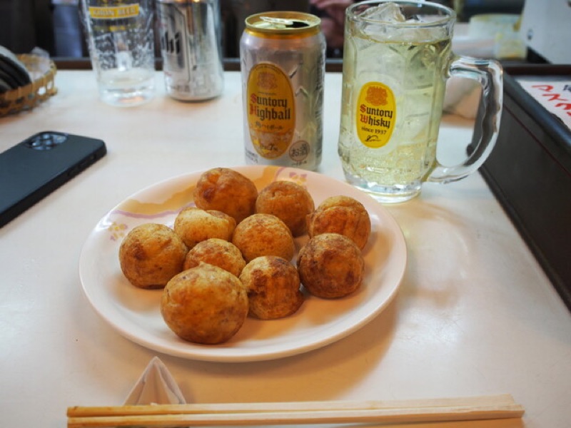 Ichifuku takoyaki in Nishinari, Osaka