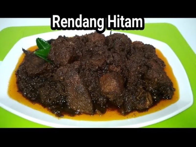 Rumah Makan Surya rendang hitam Padang