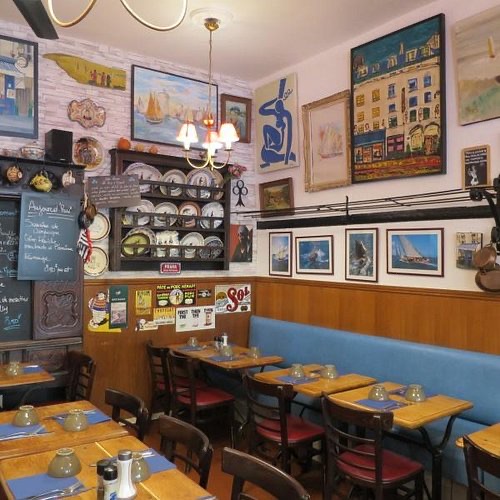 La Crêperie (Montparnasse) in Montparnasse — A bustling and friendly creperie on the famous Rue du Montparnasse, La Crêperie 