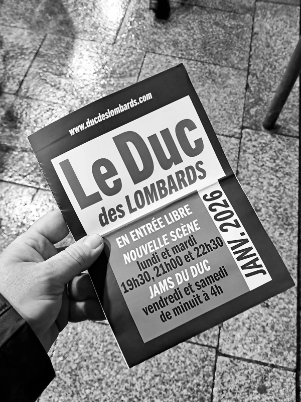 Le Duc des Lombards in Paris