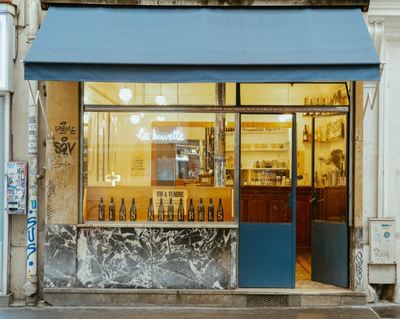 La Buvette natural wine bar in Paris