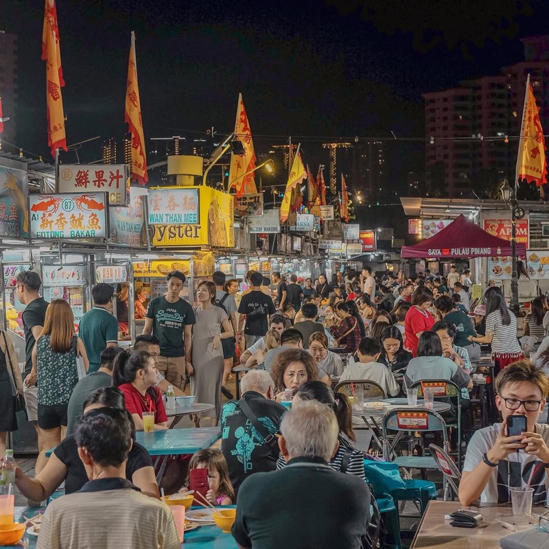 Gurney Drive Hawker Centre in Penang
