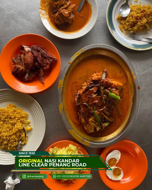 Line Clear Nasi Kandar in Penang