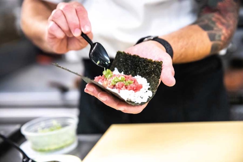 Omakase by Yanaga in Fishtown — Experience an unparalleled sushi journey at Omakase by Yanaga, where Chef Kevin 