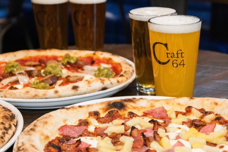 Craft 64 in Old Town Scottsdale — Craft 64 combines exceptional wood-fired pizzas with a stellar selection of Ariz