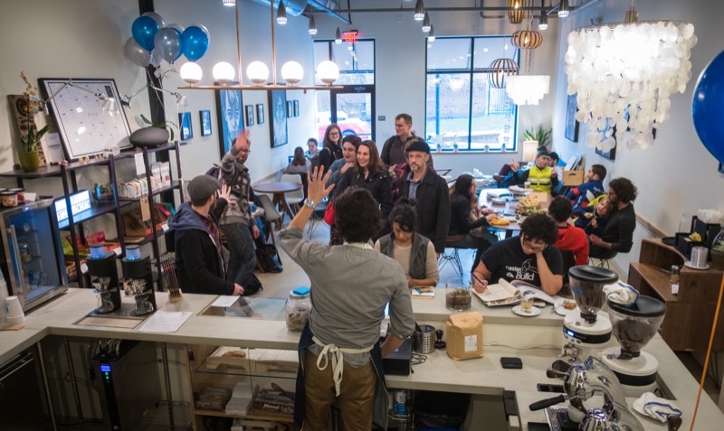 Arriviste Coffee Roasters in Shadyside — Arriviste Coffee Roasters offers a minimalist, bright space in Shadyside, focusi