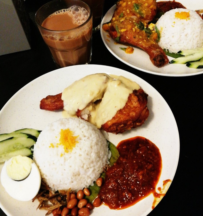 Mamalee Kopitiam buttermilk chicken nasi lemak PJ
