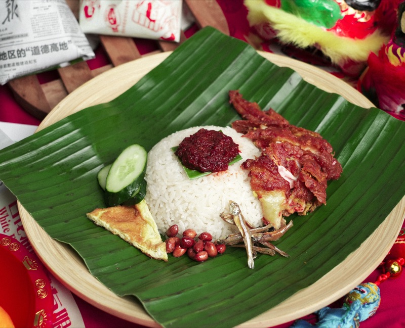 Nasi Lemak Kukus SS2 steamed rice PJ