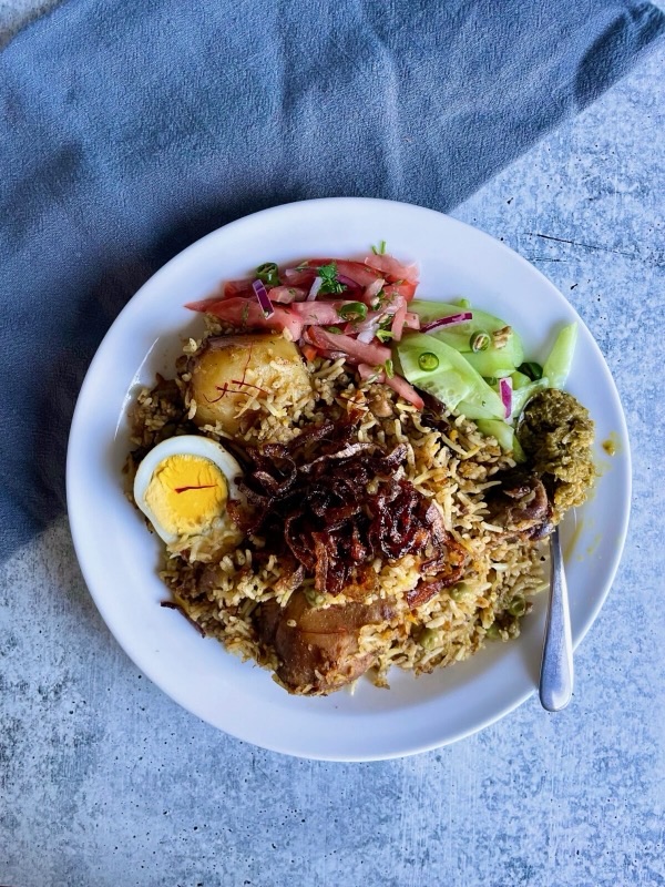 Briani (Mauritian Biryani) in Central Market & Plaine Verte