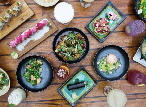 Departure Restaurant + Lounge in Downtown — Perched atop The Nines Hotel, Departure offers stunning panoramic city views alo