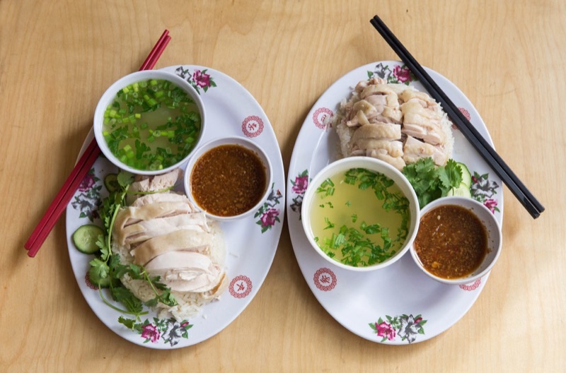 Nong's Khao Man Gai in Downtown (Alder St. Pod) — Nong's Khao Man Gai is a Portland institution, perfecting the simple yet sublime