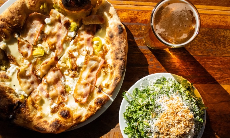 Life of Pie Pizza in Williams — Life of Pie offers authentic wood-fired Neapolitan pizzas with a focus on fresh,