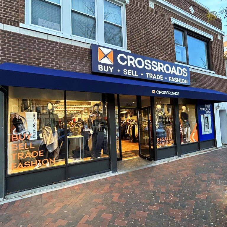 Crossroads Trading (NW 23rd) in Northwest Portland — Located in the upscale NW 23rd district, Crossroads offers a carefully curated s