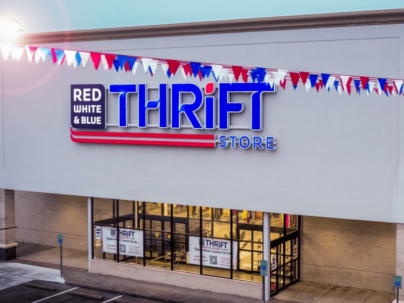 Red White & Blue Thrift Store in Cully — This colossal thrift store is a true bargain hunter's paradise, offering a spraw