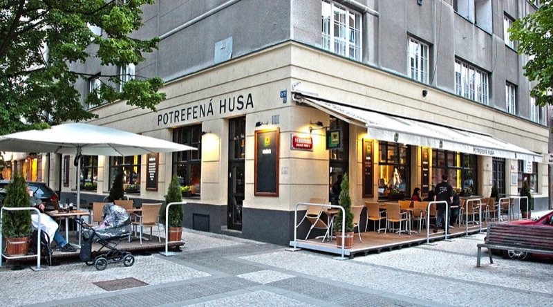 Svíčková at Potrefená Husa