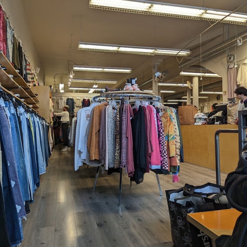 Crossroads Trading in Midtown — A popular spot for buying, selling, and trading contemporary and vintage clothin