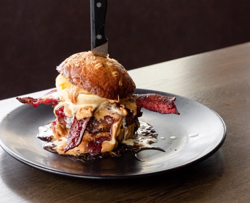 Slater's 50/50 in Liberty Station — Slater's 50/50 is famous for its adventurous, over-the-top burgers, particularly