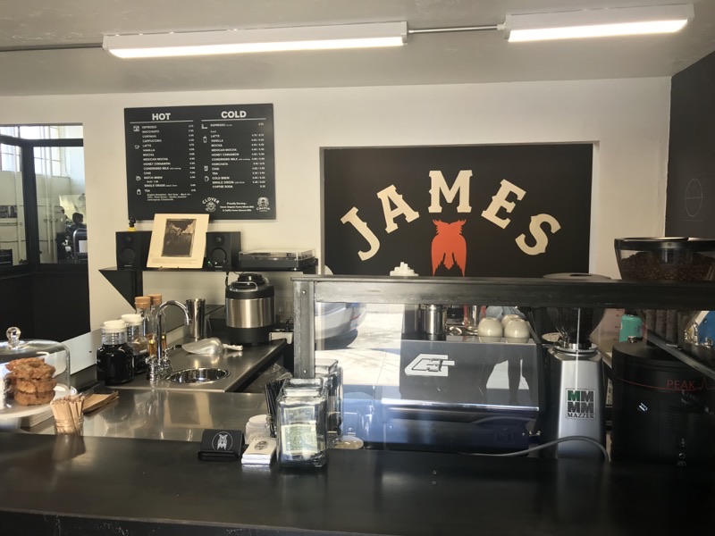 James Coffee Co. in Little Italy — Located in a stunning industrial-chic complex in Little Italy, James Coffee Co. 