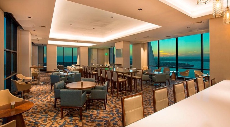 Top of the Hyatt in Downtown, San Diego