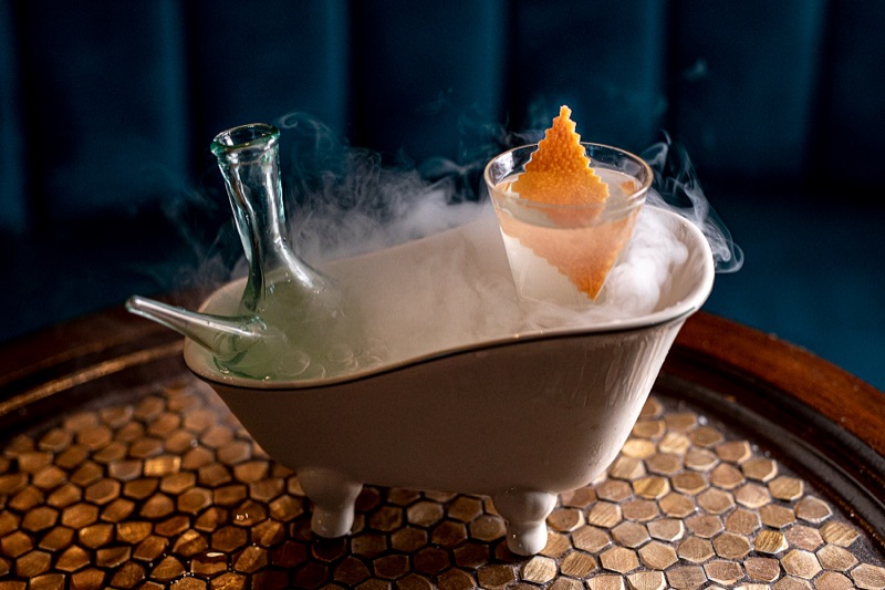 Oculto 477 in Old Town — Accessible through a hidden door in Tahona Bar, Oculto 477 is a mezcaleria steep