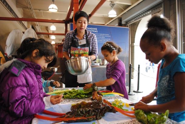 CUESA's Kitchen at Ferry Building in Embarcadero — Located within the iconic Ferry Building, CUESA offers unique market-to-table co