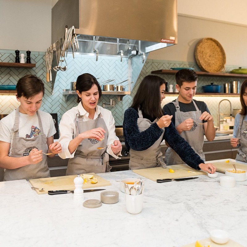 The Civic Kitchen in Hayes Valley — Offering a diverse array of hands-on cooking classes in a beautifully designed, 