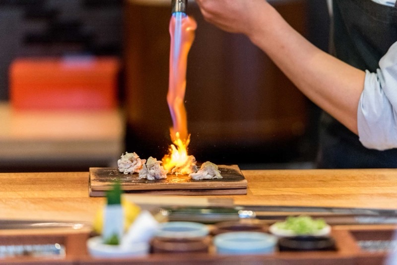 Ju-Ni in Hayes Valley — Ju-Ni offers an intimate, 12-seat Edomae-style omakase experience where each pie