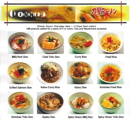 Katana-Ya Ramen & Sushi in Tenderloin — A long-standing institution in the Tenderloin, Katana-Ya is famous for its late-