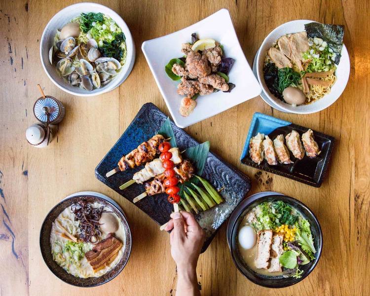 Ramen Izakaya Goku in Mission District — Located in the vibrant Mission District, Goku serves up robust Tonkotsu ramen wi