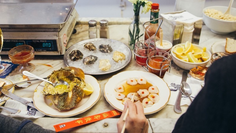 Swan Oyster Depot in Polk Gulch — A legendary San Francisco institution, Swan Oyster Depot offers an unparalleled 