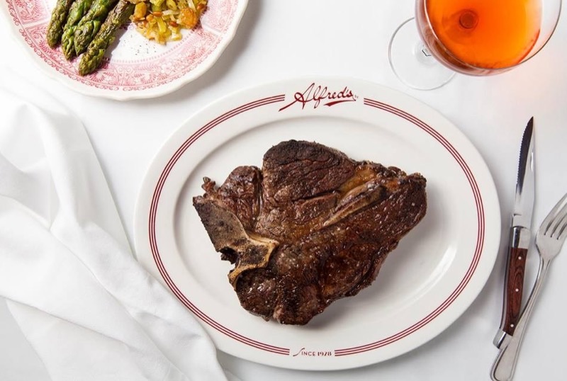 Alfred's Steakhouse in Financial District — Alfred's Steakhouse, an SF institution since 1928, boasts a vintage charm with i