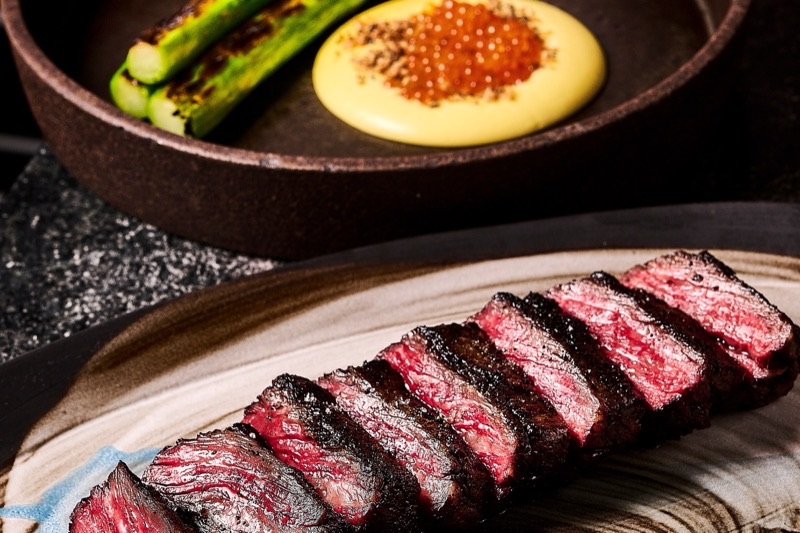 Niku Steakhouse in Civic Center — Niku Steakhouse blends Japanese sensibility with American steakhouse tradition, 