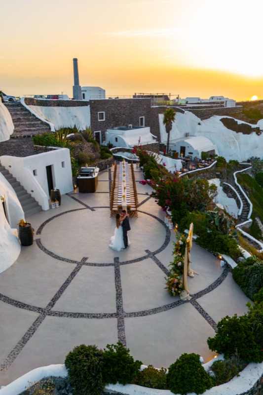 Venetsanos Winery in Santorini, Greece