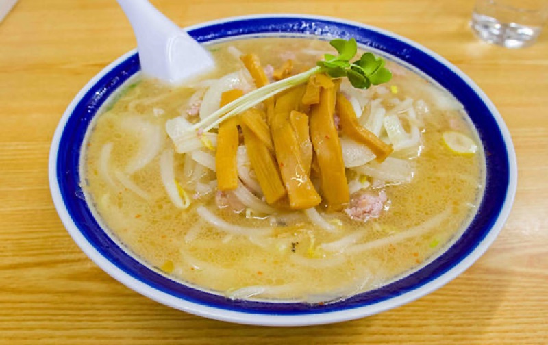 Aji no Sanpei original miso ramen in Sapporo