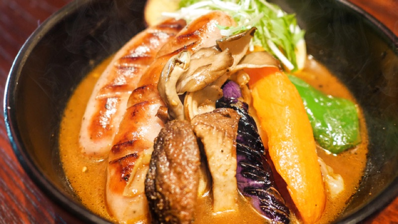 Okushiba Shoten soup curry in Sapporo