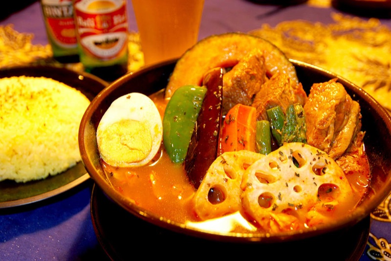 Ramai soup curry in Sapporo