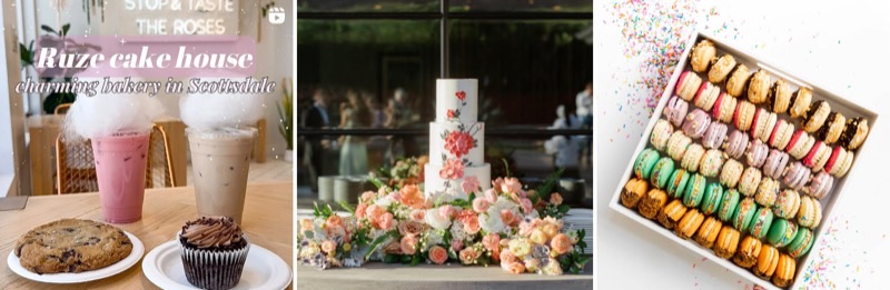 Ruze Cake House in Old Town Scottsdale — Ruze Cake House is a charming and trendy spot in Old Town Scottsdale known for i